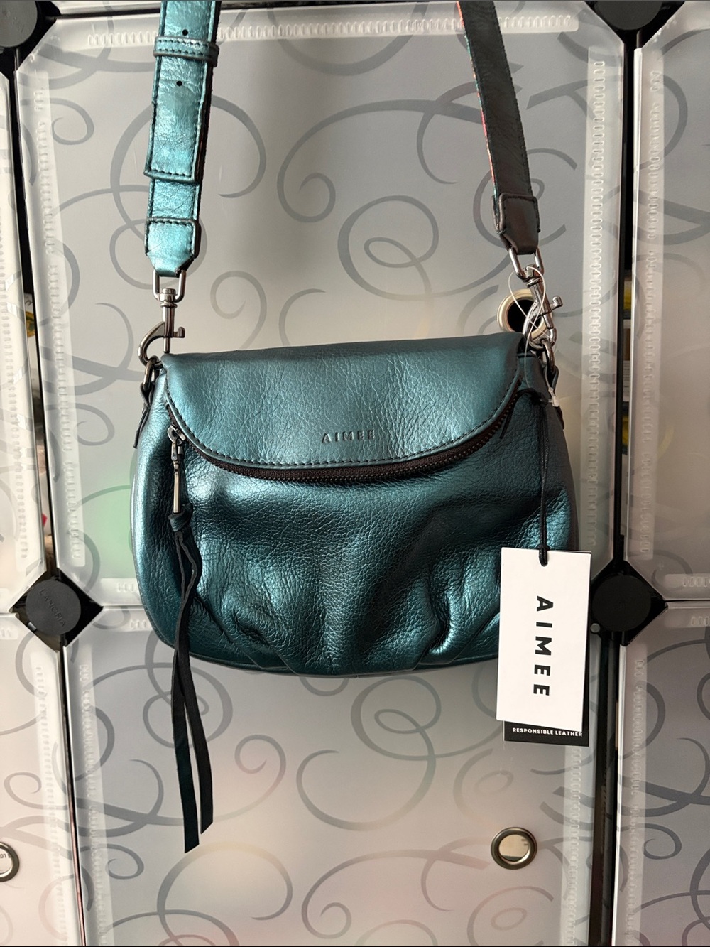 Aimee Kestenberg Dual Entry Leather Crossbody With Two Way Strap